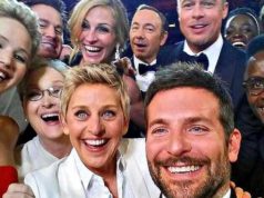 Você tem um modelo de sucesso? selfie tirada durante o oscar